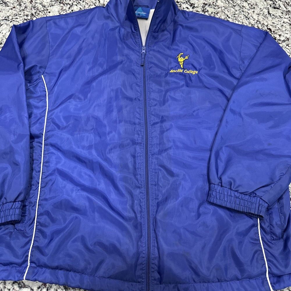 Vintage ANCILLA COLLEGE Chargers mascot Jacket XL  Indiana‎